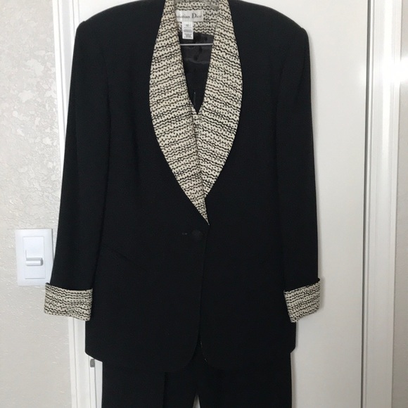 COPY - Christian Dior Black and White Suit.